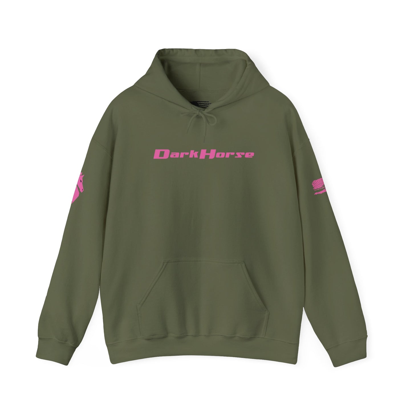 DarkHorse Sleeve Print Hoodie Womens