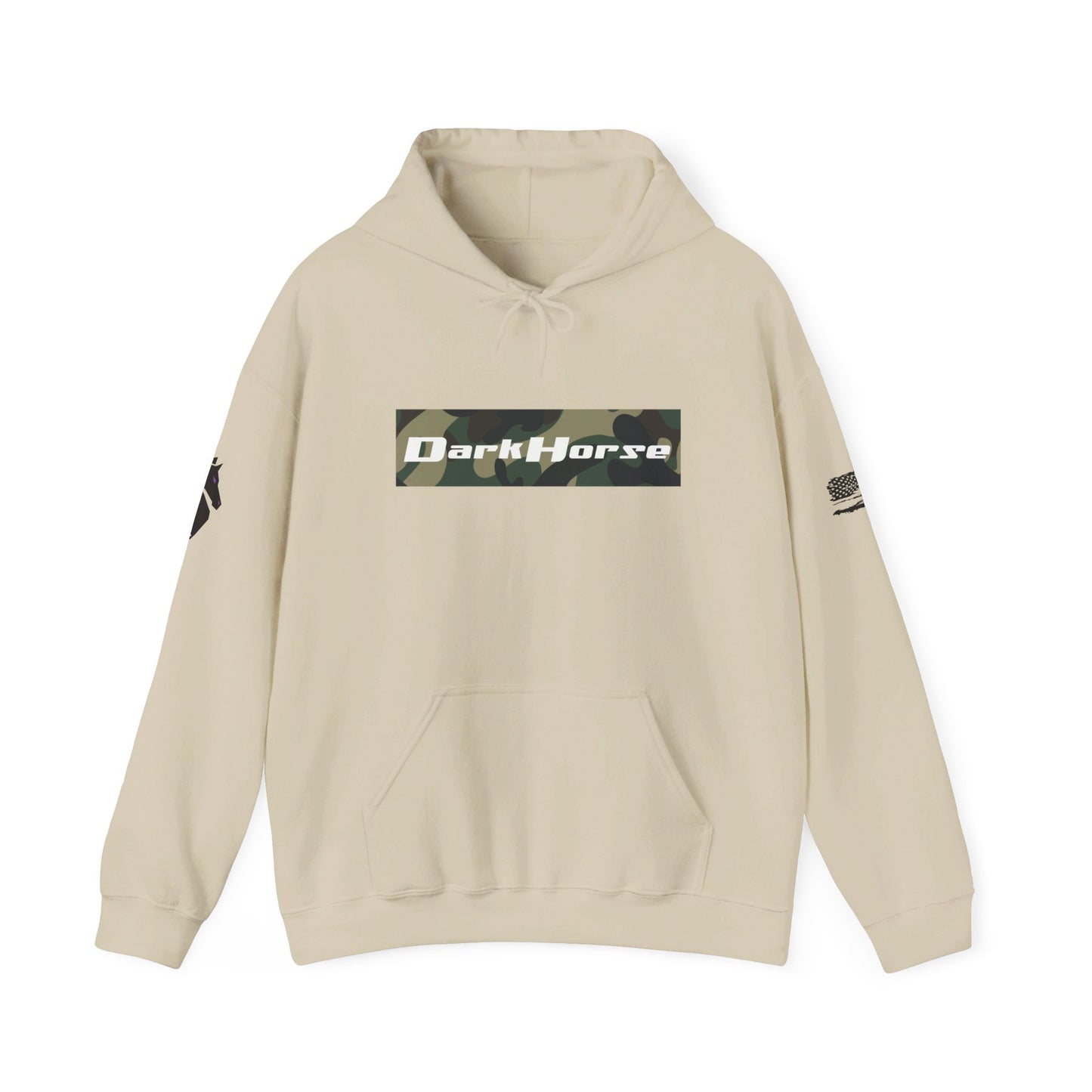 Camo Front Logo Hoodie