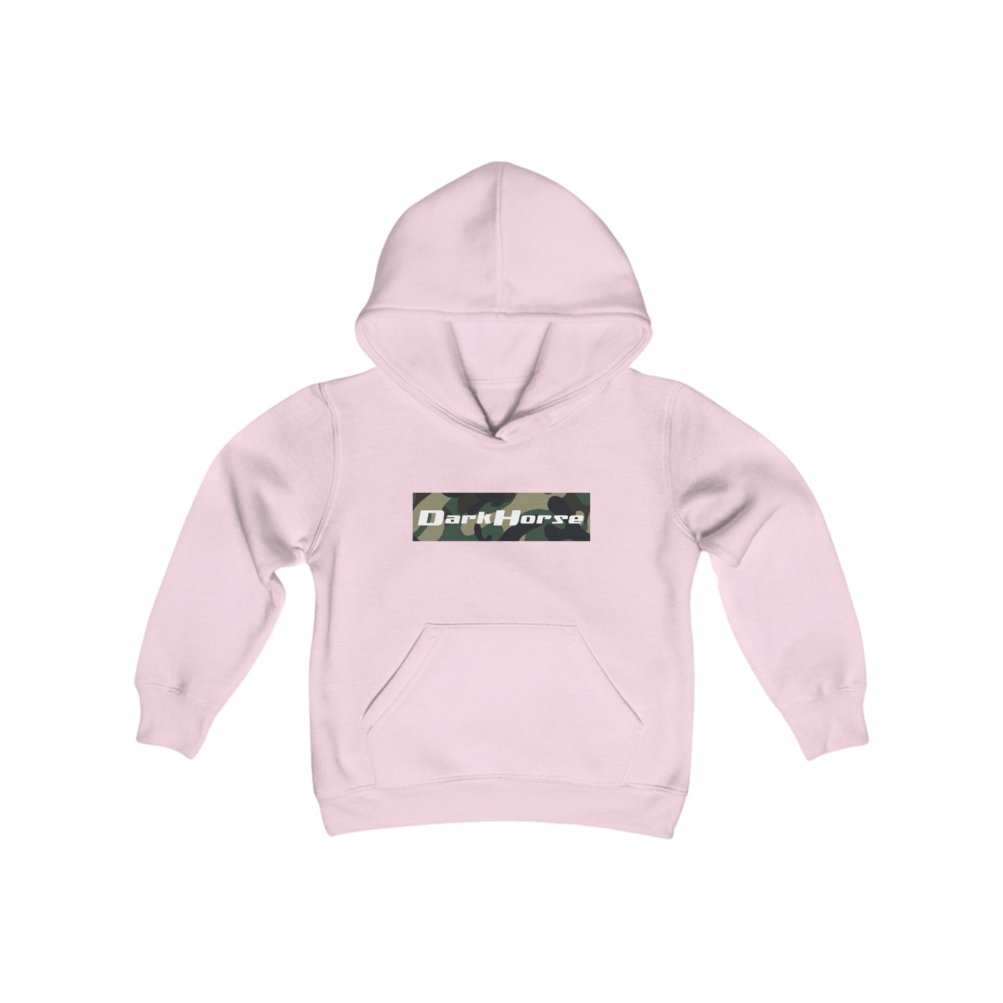 Camo Front Logo Youth Hoodie