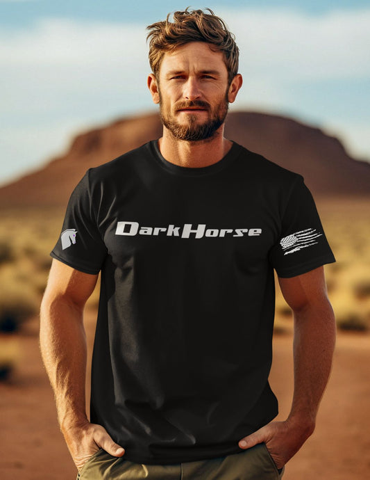 DarkHorse Sleeve Print T-Shirt