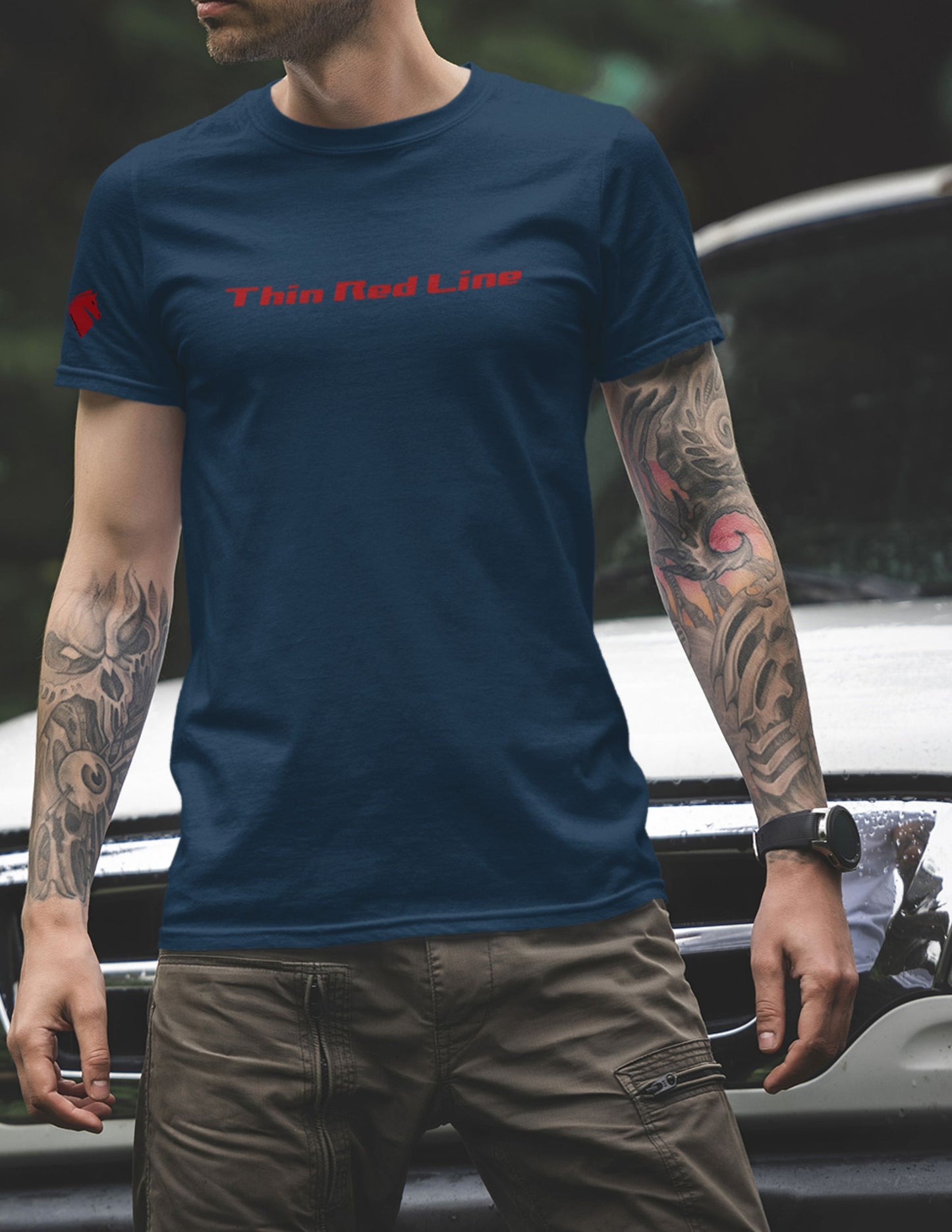 Thin Red Line T Shirt