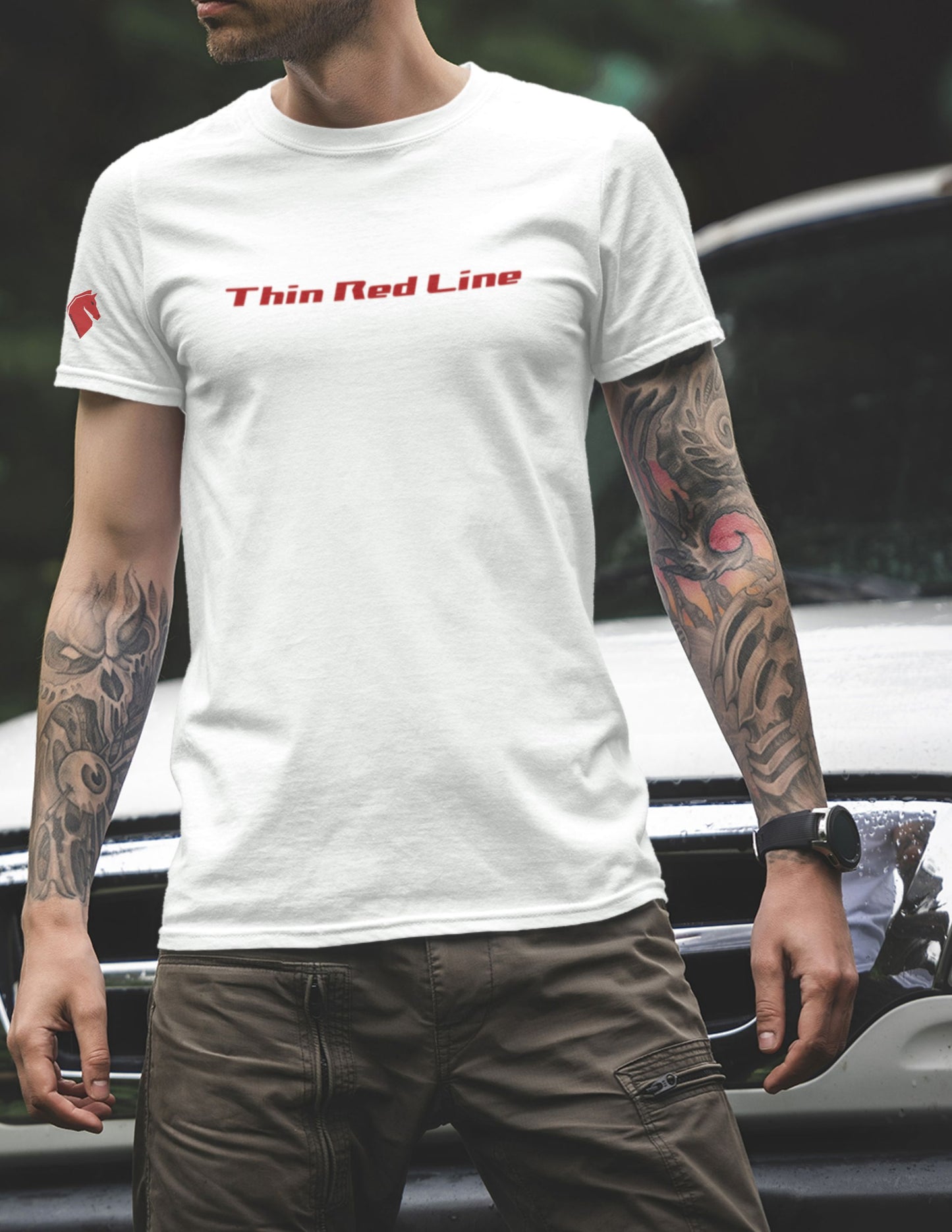 Thin Red Line T Shirt