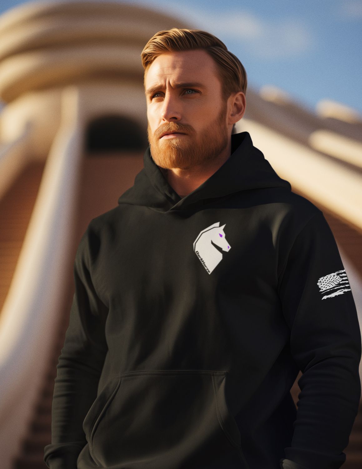 DarkHorse Rear Logo Hoodie