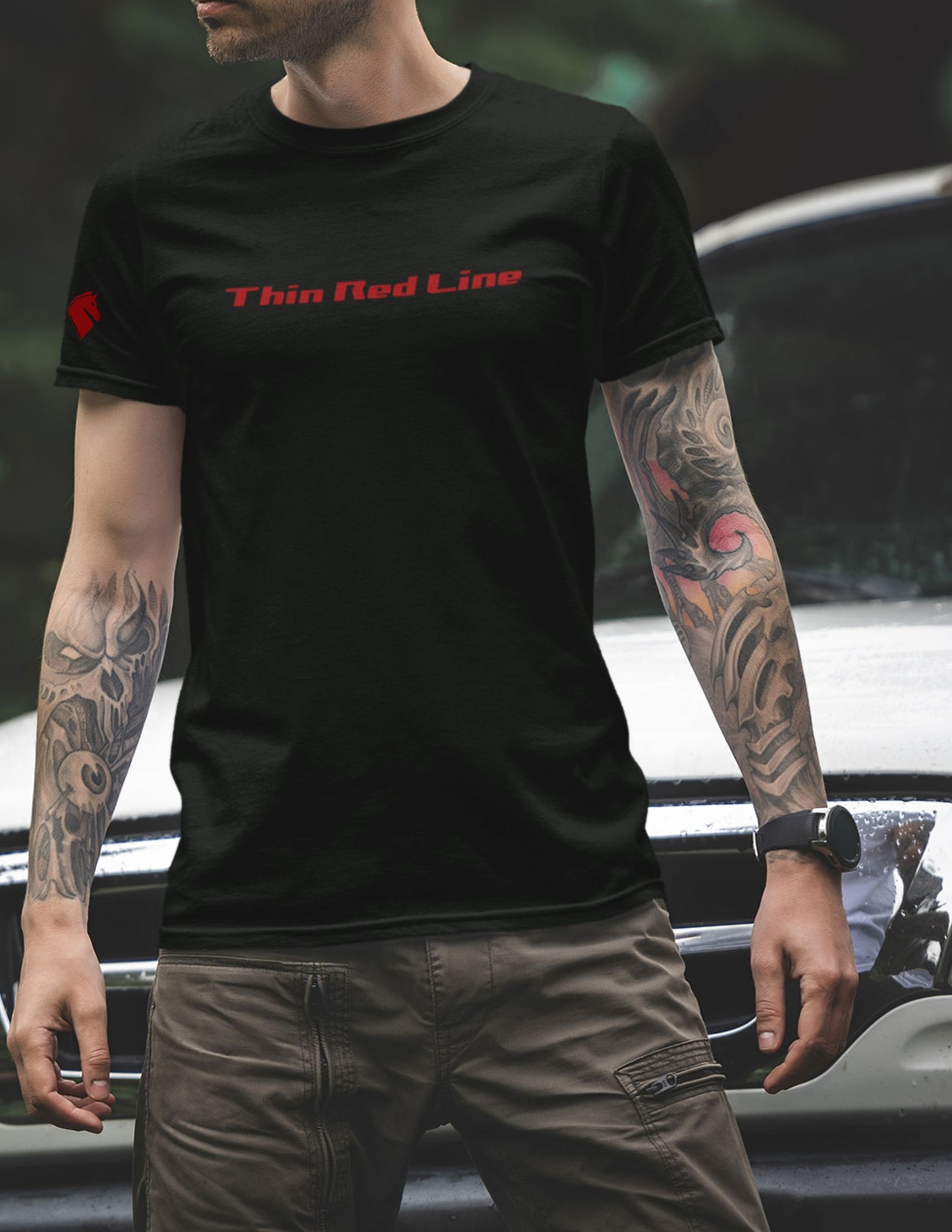 Thin Red Line T Shirt