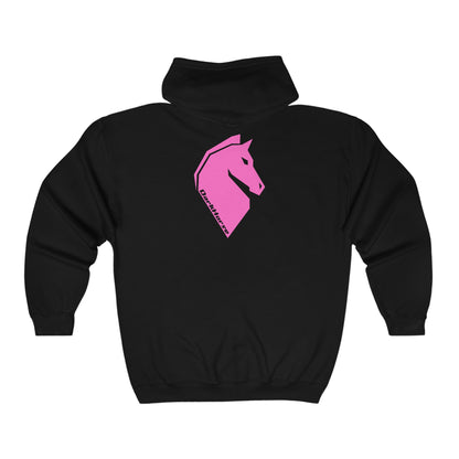 Staple DarkHorse Zip Up hoodie in Pink