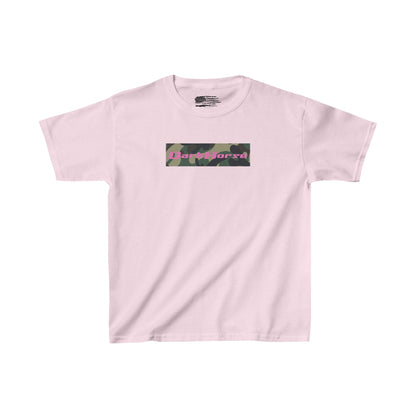 Youth Girls Camo Front Logo T-Shirt