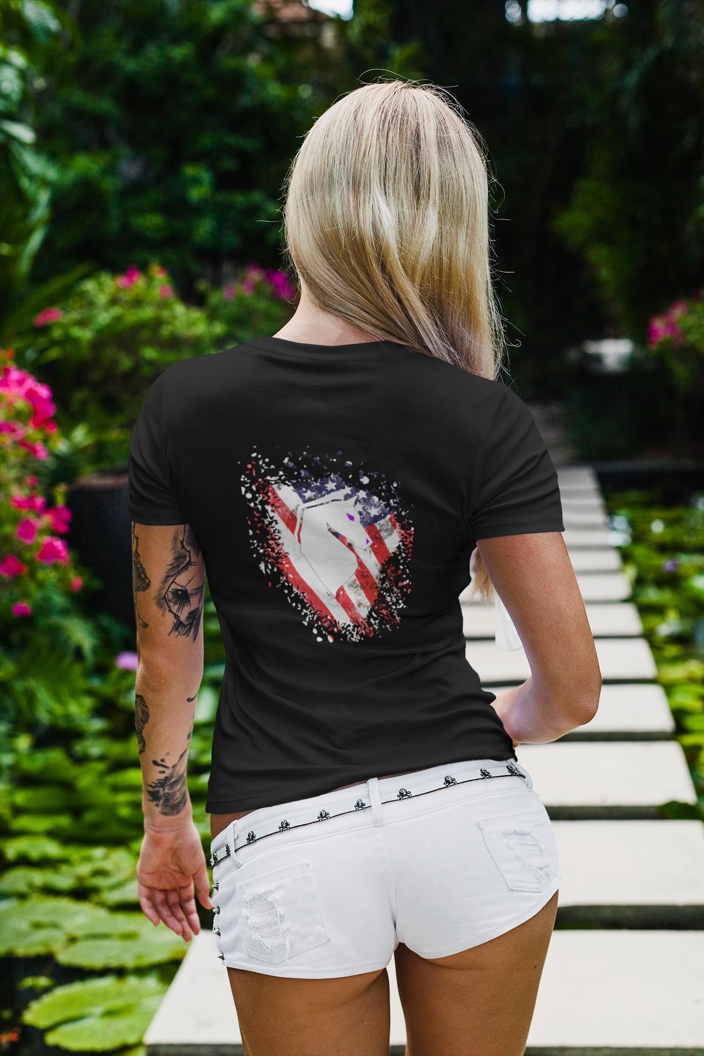 "The Red, White, And Blue" Women's Fitted T Shirt