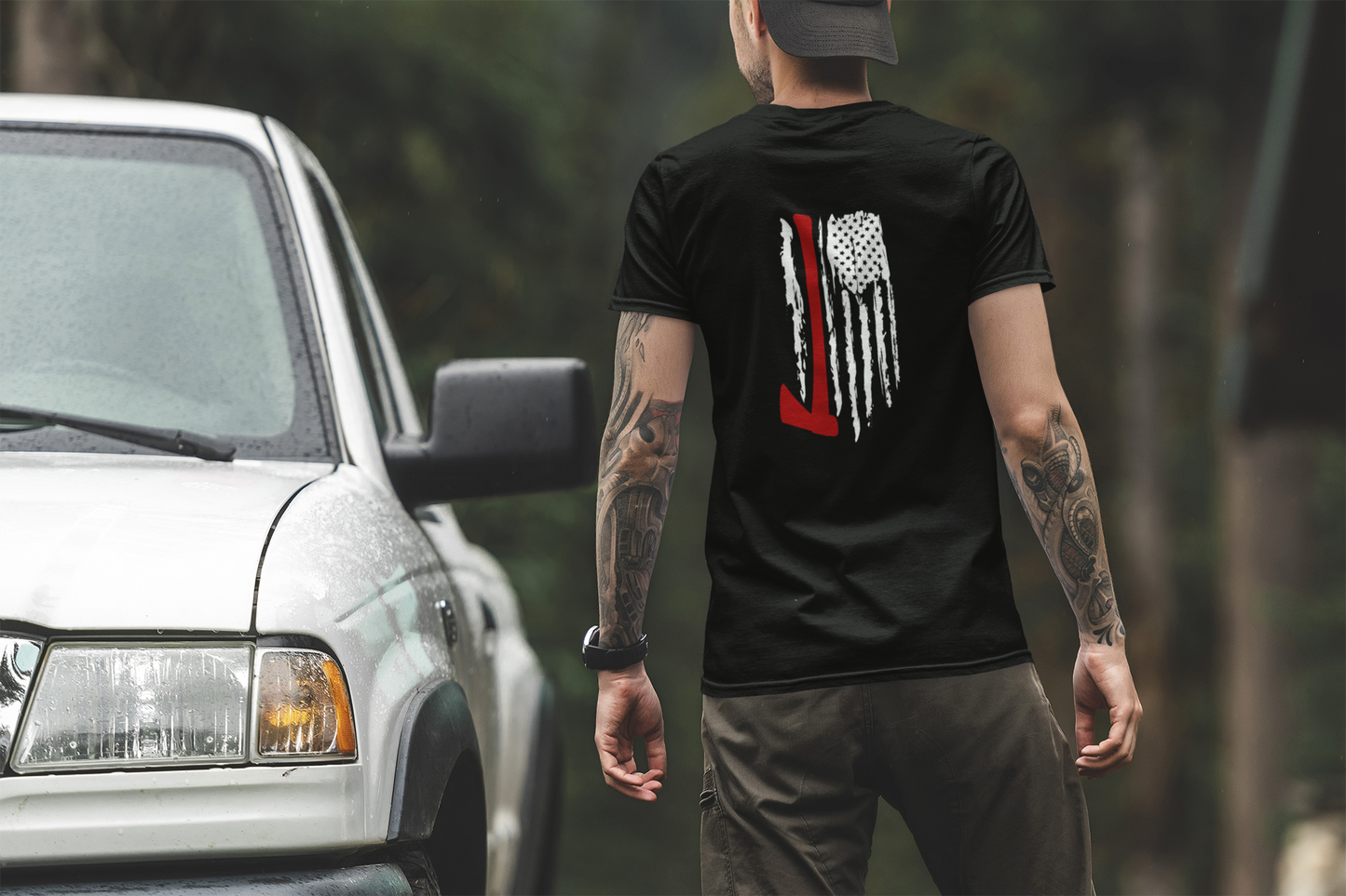 Thin Red Line T Shirt