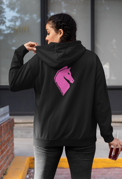 Staple DarkHorse Zip Up hoodie in Pink