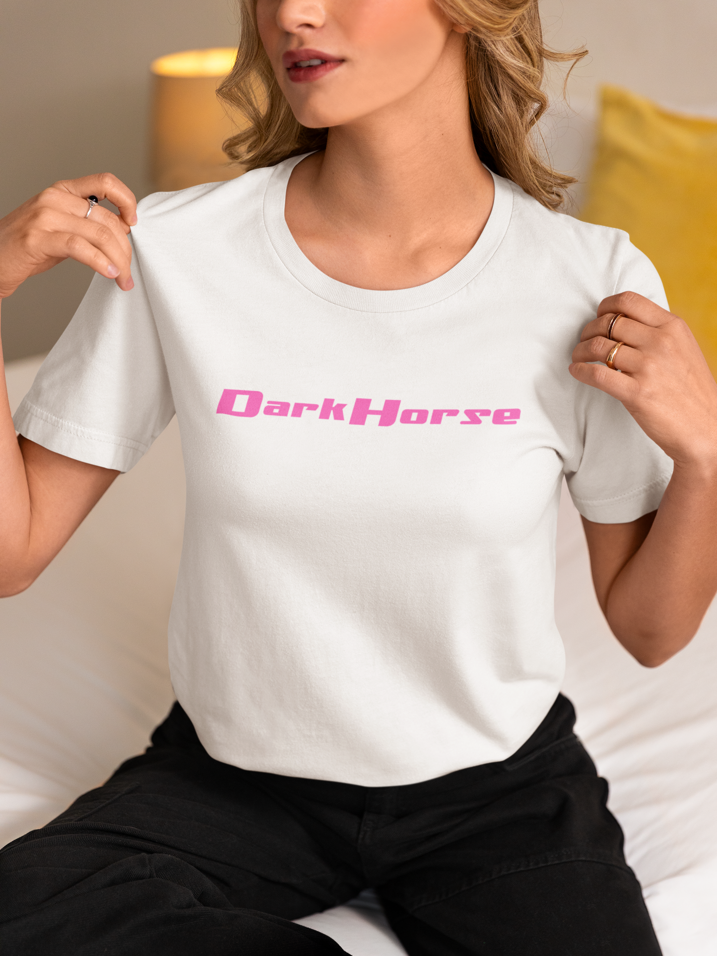 "DarkHorse"  Women's Classic Fit T Shirt sleeve print