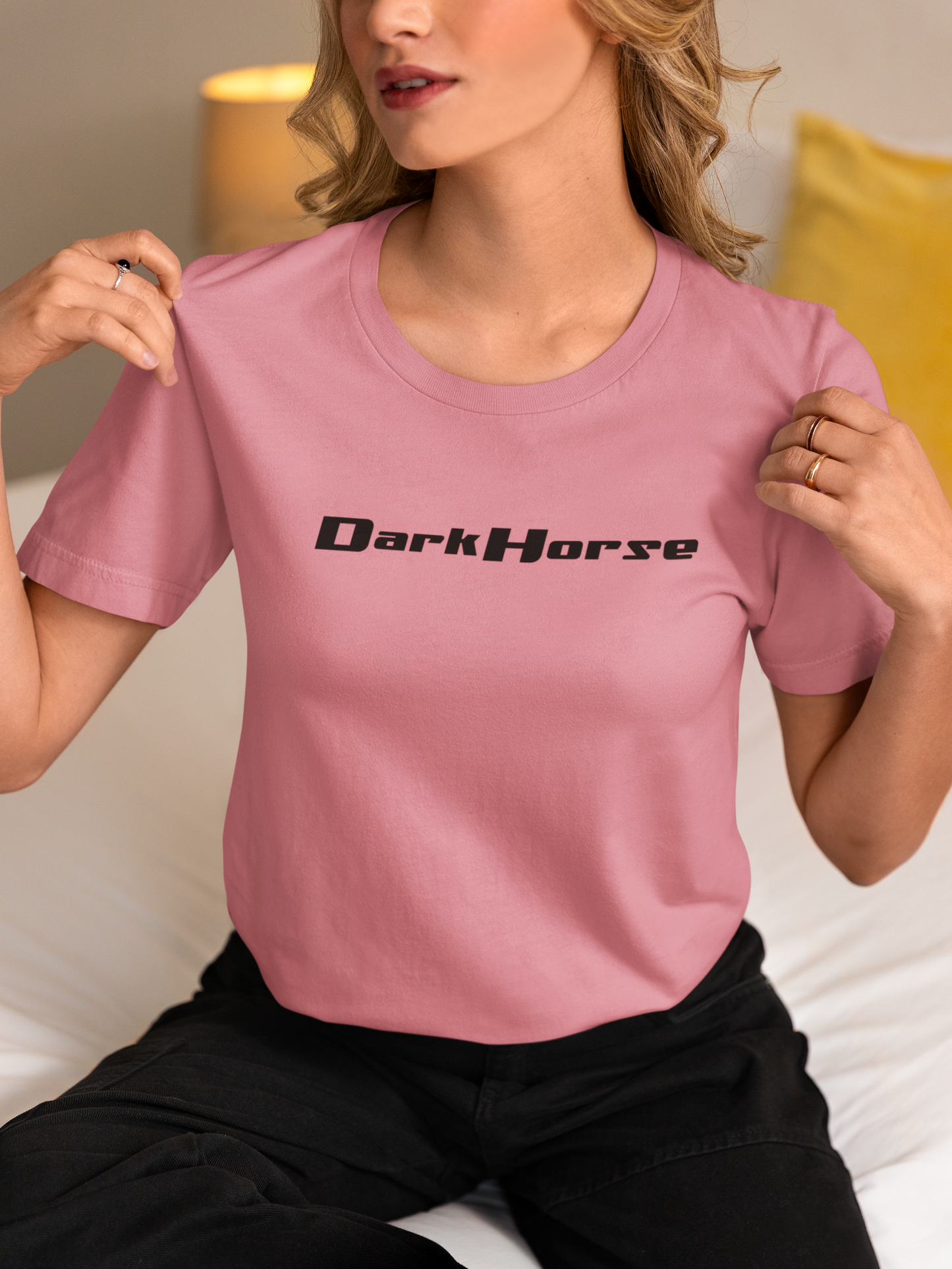 "DarkHorse"  Women's Classic Fit T Shirt sleeve print