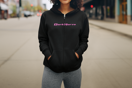 Staple DarkHorse Zip Up hoodie in Pink