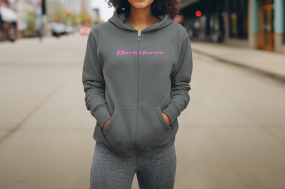 Staple DarkHorse Zip Up hoodie in Pink