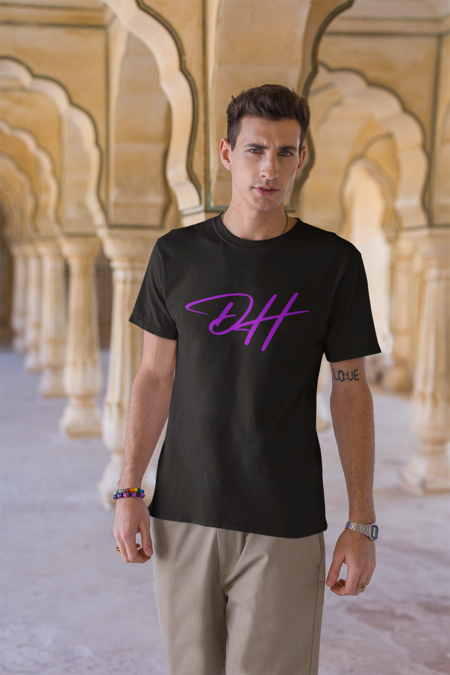 Signature "DH" T shirt